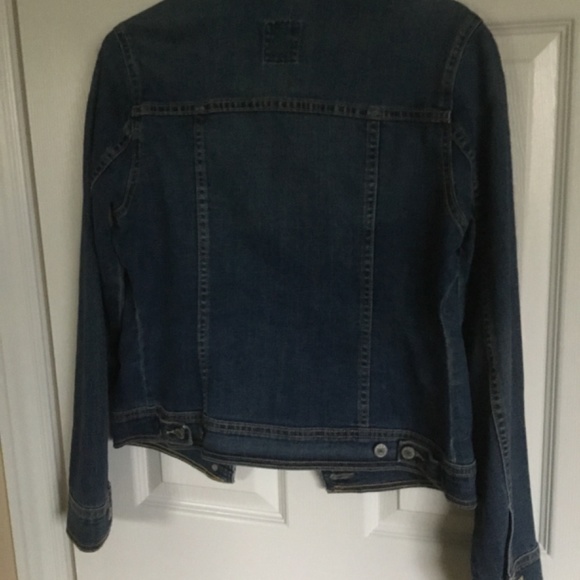 New Slightly Distressed Denim Jacket - Picture 3 of 8